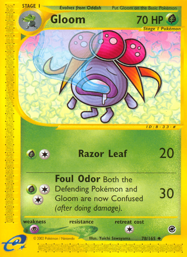 Gloom Pokémon card