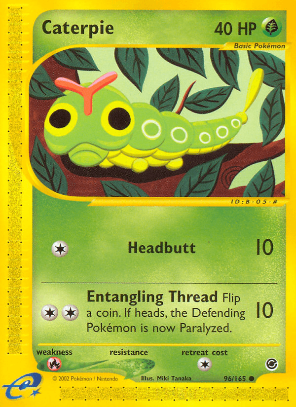 Caterpie Pokémon card