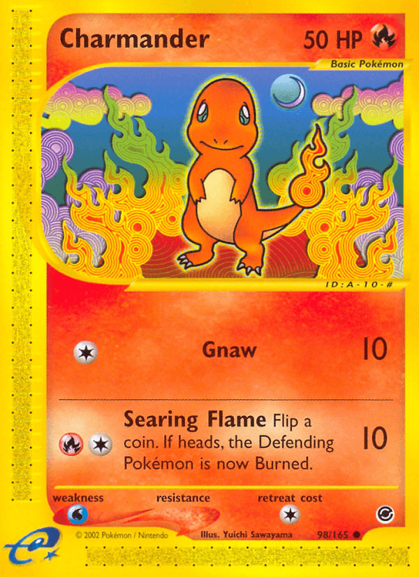 Charmander Pokémon card