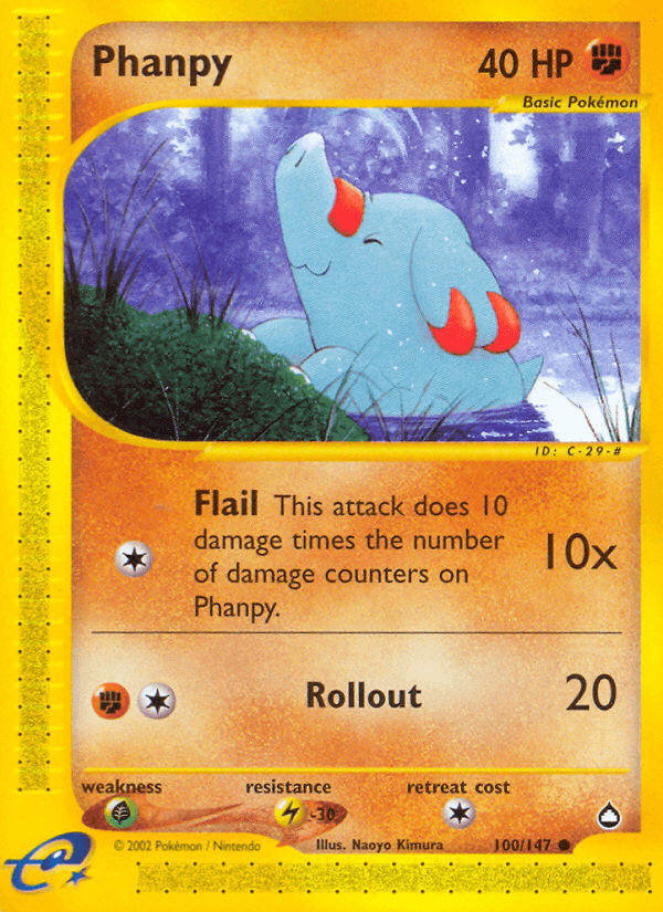 Phanpy Pokémon card