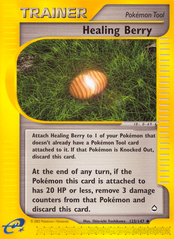 Healing Berry Pokémon card