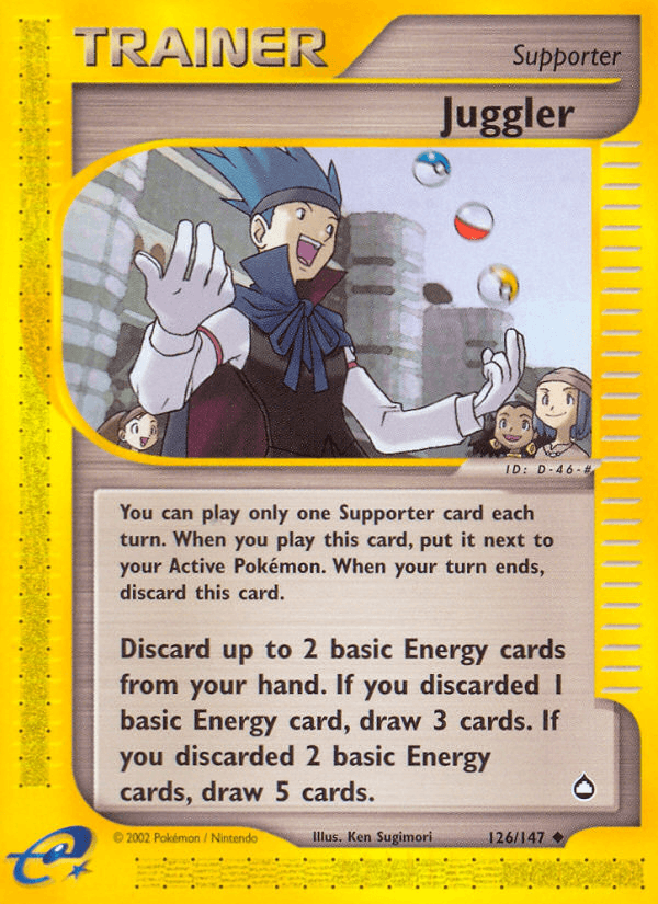 Juggler Pokémon card