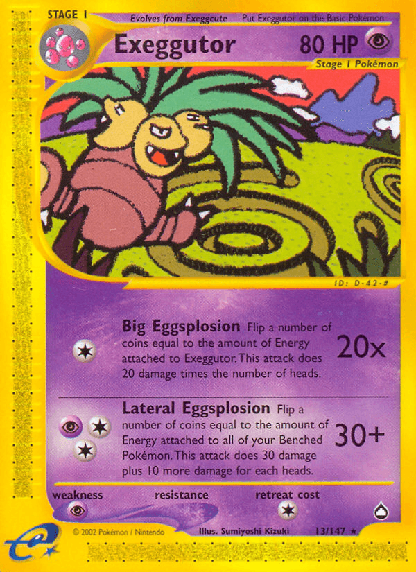 Exeggutor Pokémon card