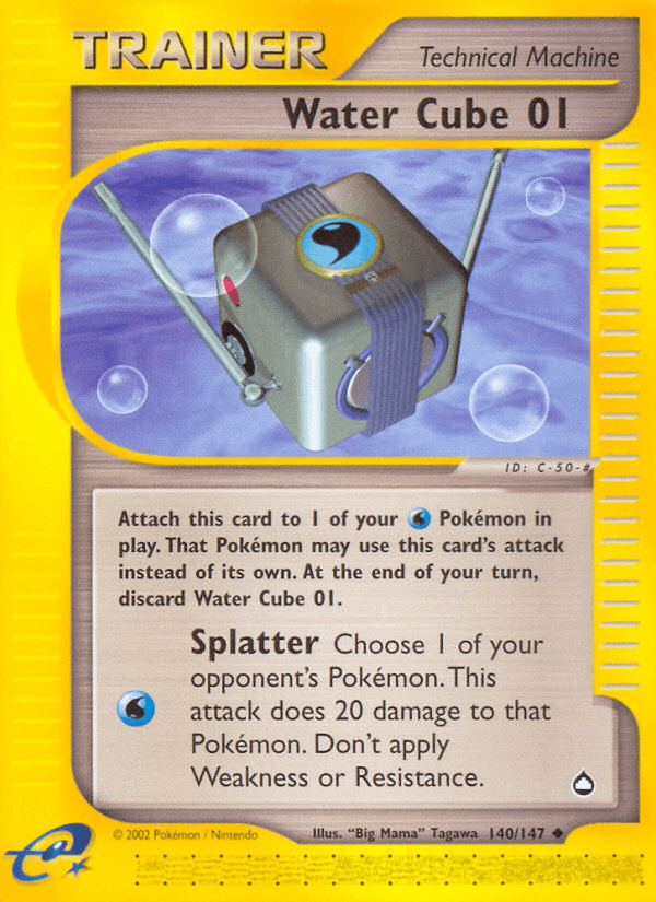 Water Cube 01 Pokémon card