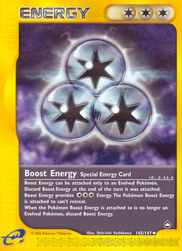 Boost Energy Pokémon card
