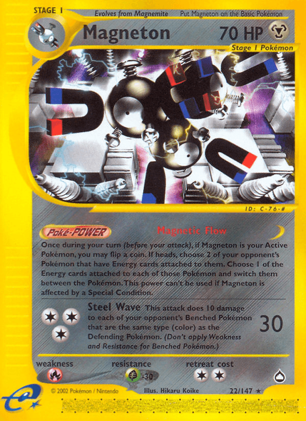 Magneton Pokémon card