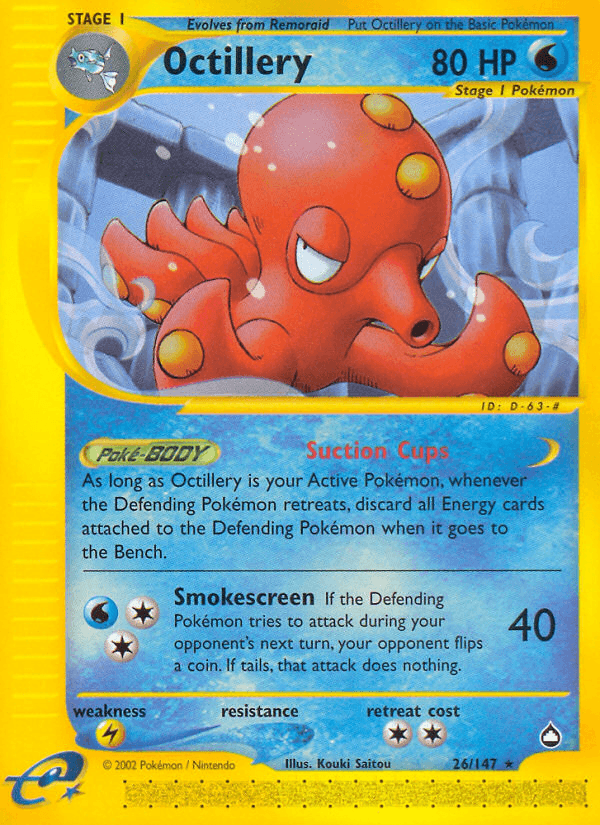 Octillery Pokémon card