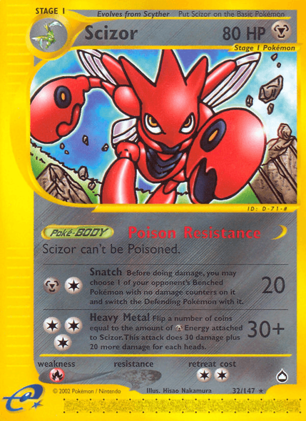 Scizor from Aquapolis