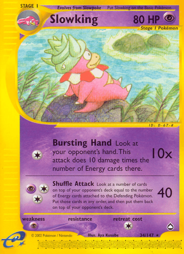 Slowking Pokémon card