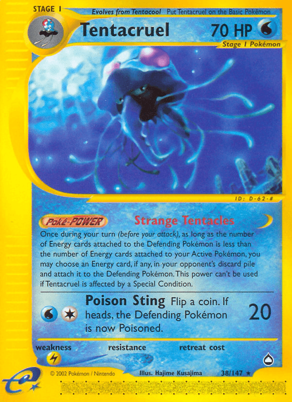 Tentacruel Pokémon card