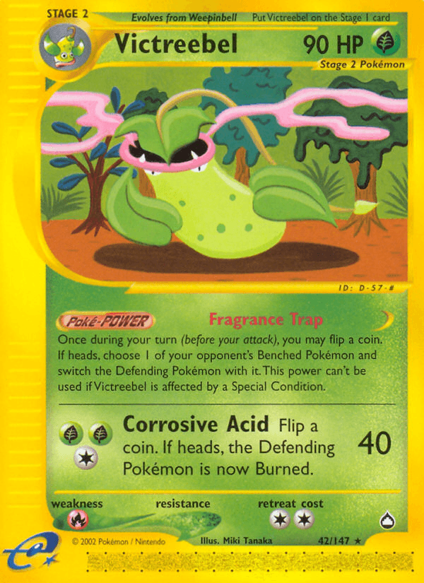 Victreebel Pokémon card