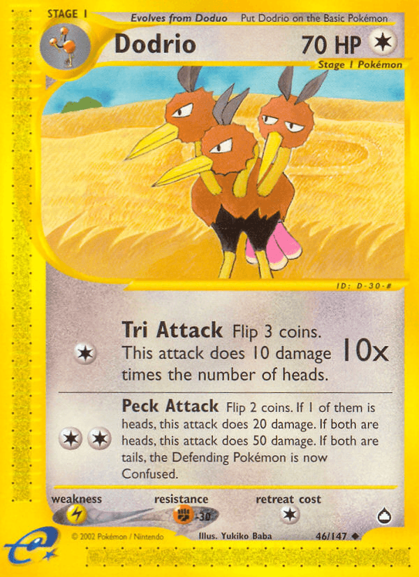Dodrio Pokémon card