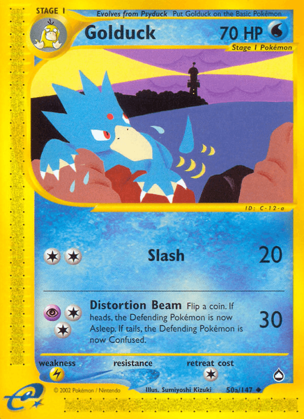 Golduck Pokémon card