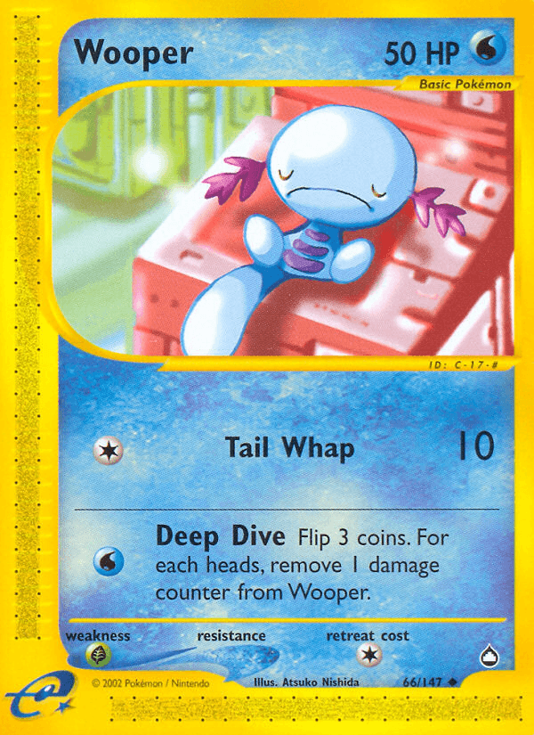 Wooper Pokémon card