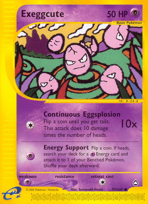 Exeggcute Pokémon card