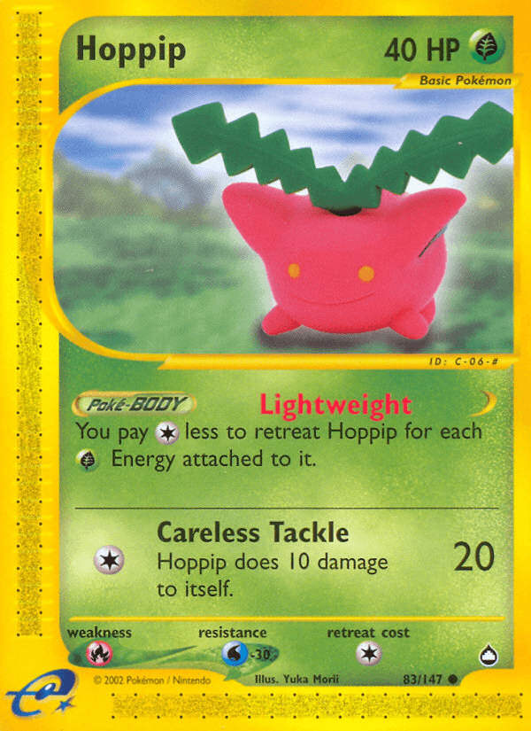 Hoppip Pokémon card