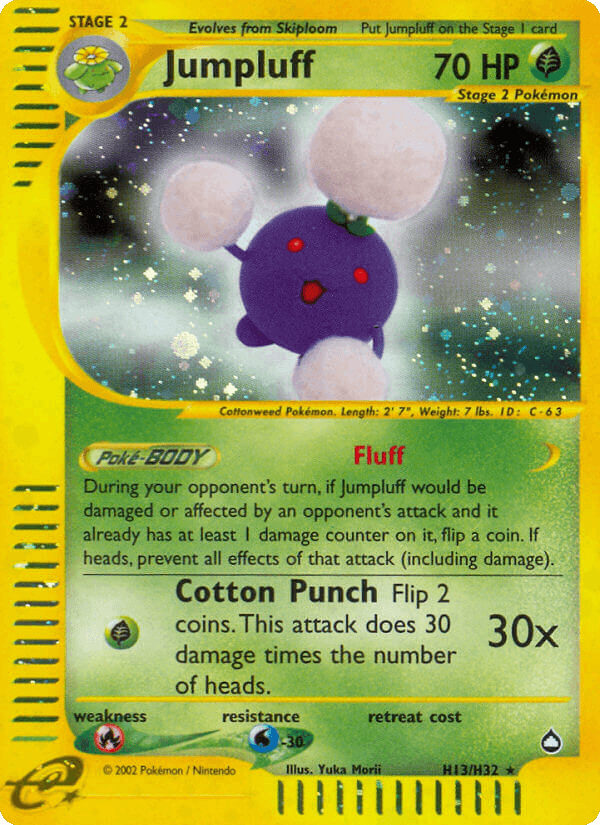 Jumpluff Pokémon card