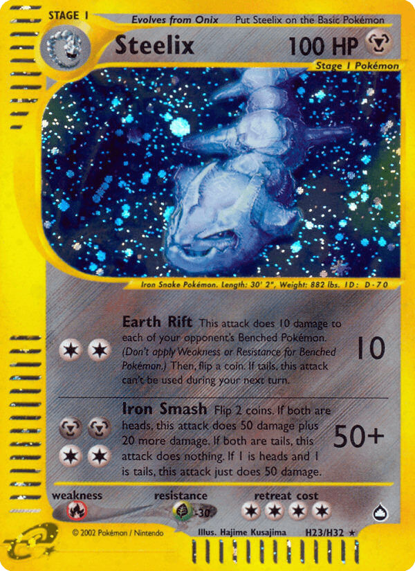 Steelix Pokémon card