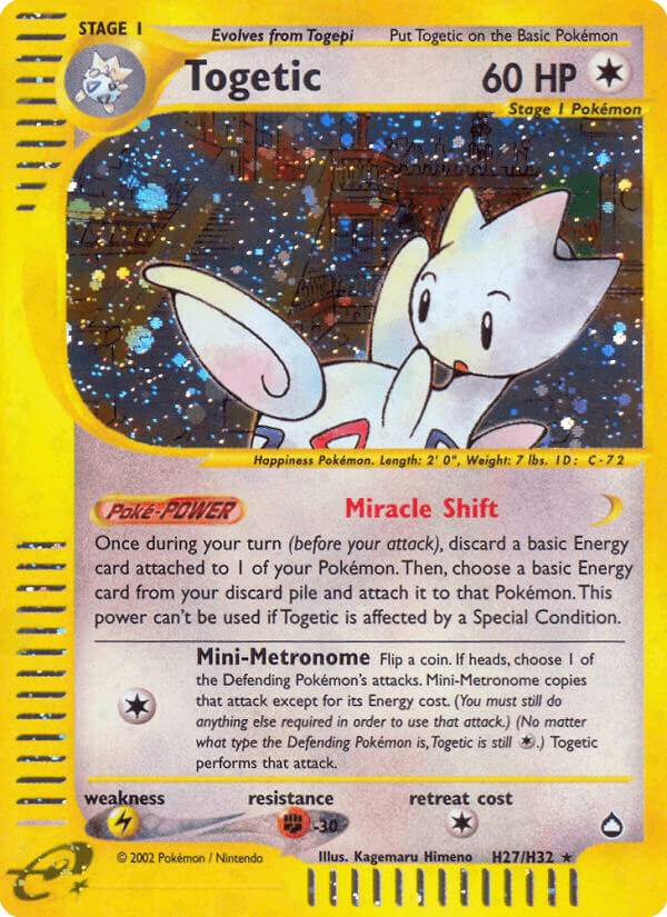 Togetic Pokémon card