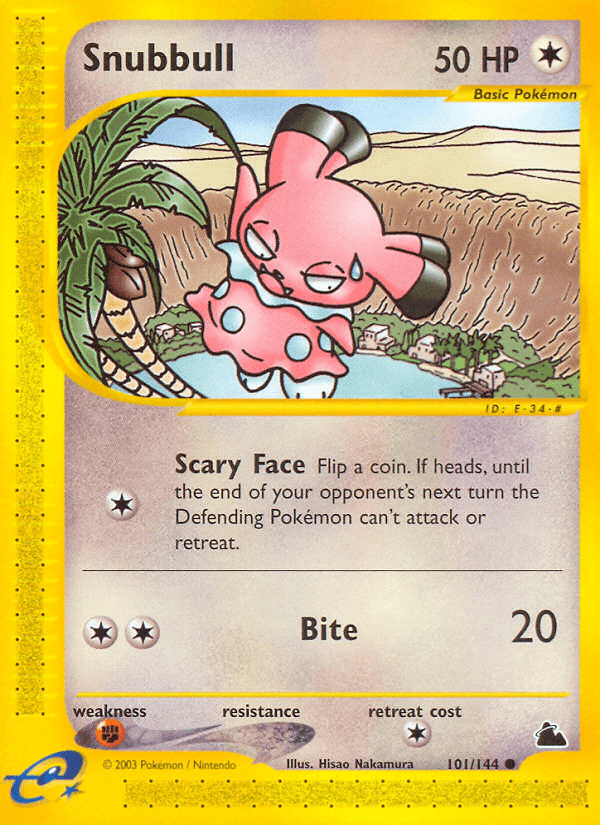 Snubbull Pokémon card