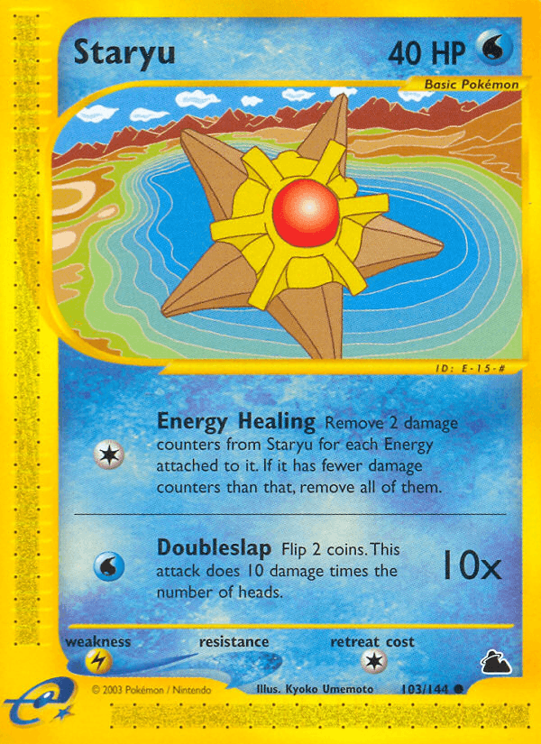 Staryu Pokémon card
