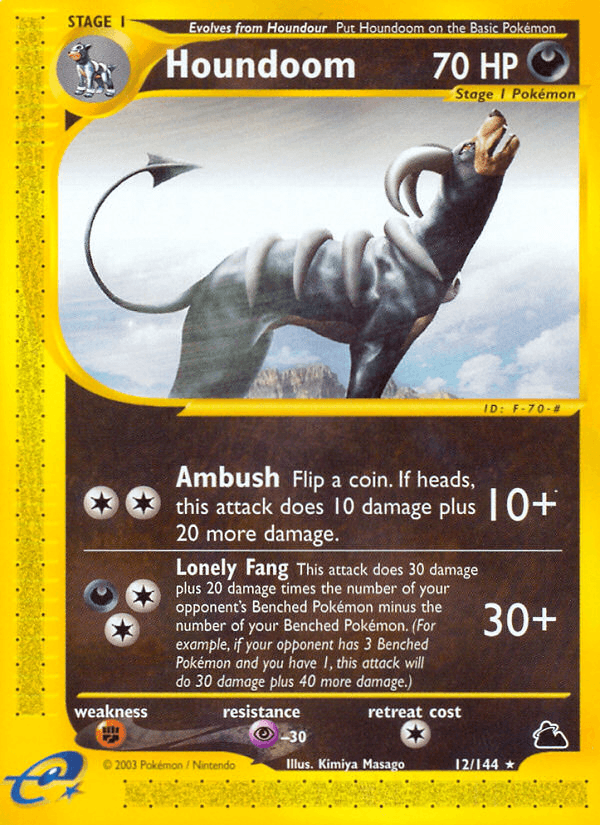 Houndoom Pokémon card