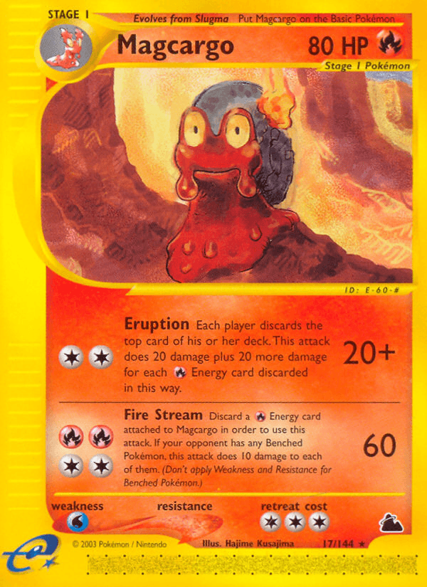 Magcargo Pokémon card
