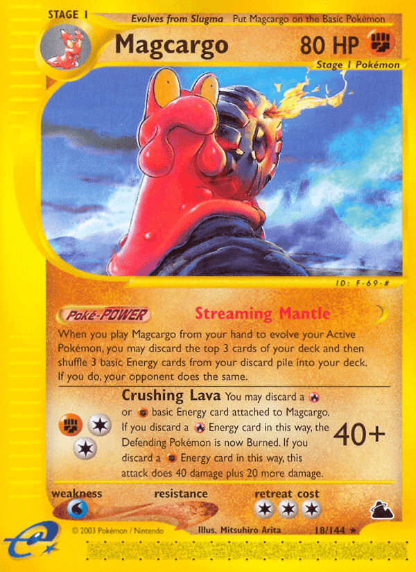 Magcargo Pokémon card