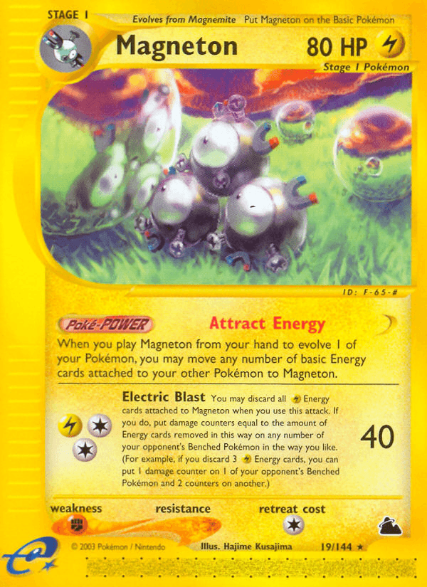 Magneton Pokémon card