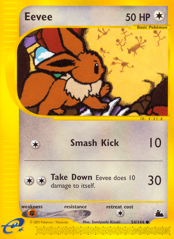 Eevee Pokémon card