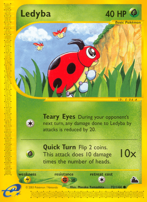 Ledyba Pokémon card