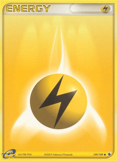 Lightning Energy Pokémon card