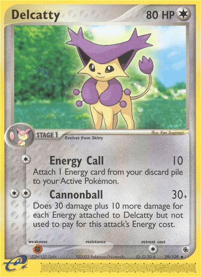 Delcatty Pokémon card