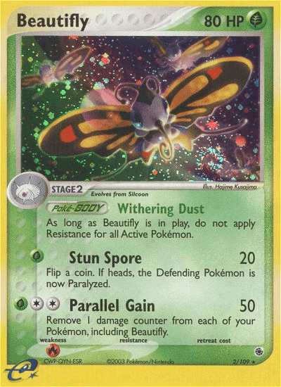 Beautifly Pokémon card