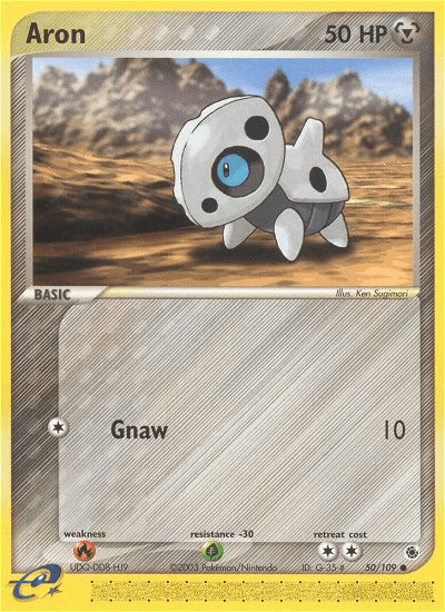 Aron Pokémon card