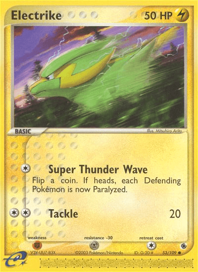 Electrike Pokémon card