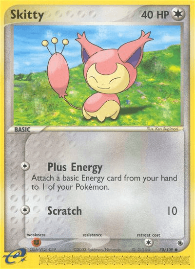 Skitty Pokémon card
