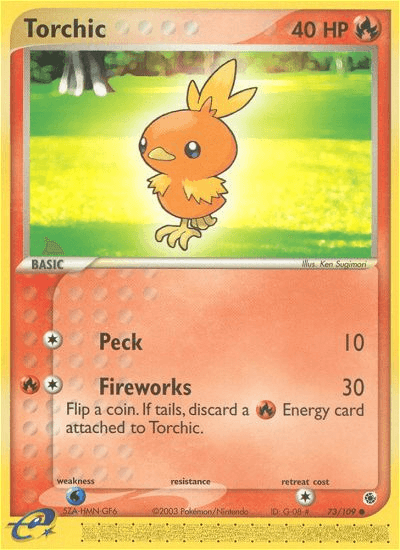 Torchic Pokémon card