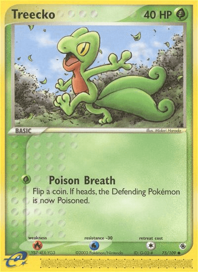 Treecko Pokémon card
