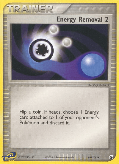 Energy Removal 2 Pokémon card