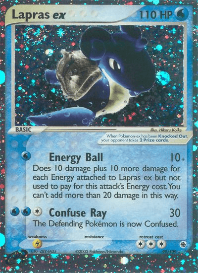Lapras ex from Ruby & Sapphire