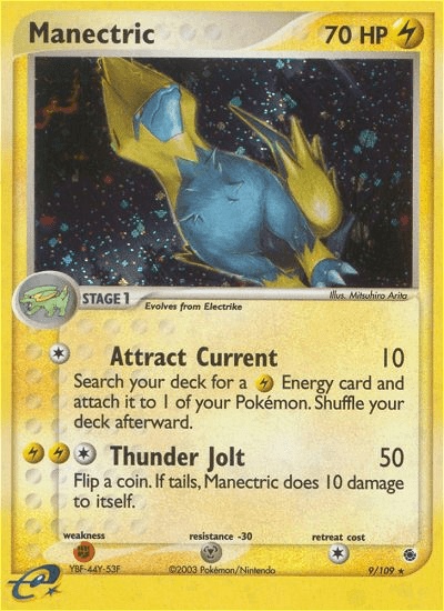 Manectric Pokémon card