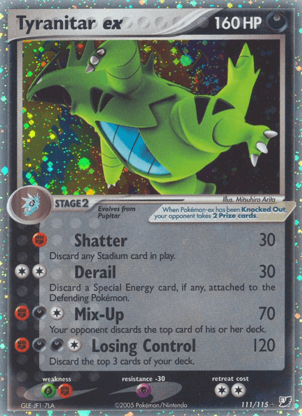 Tyranitar ex from Unseen Forces
