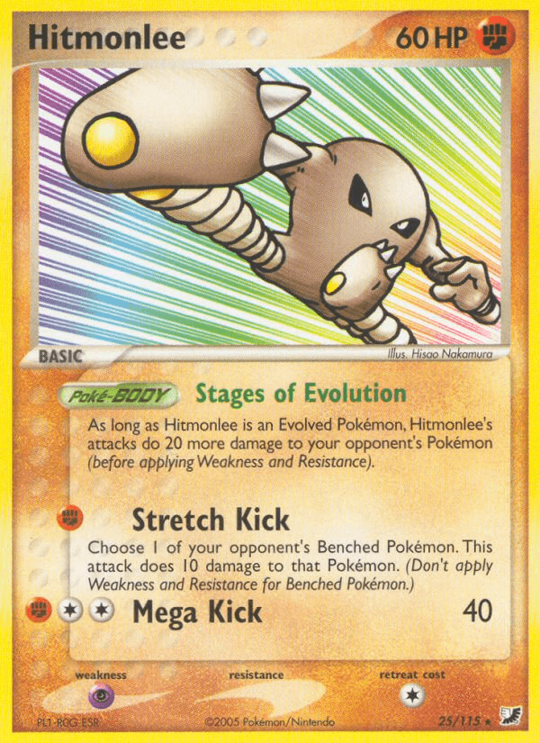 Hitmonlee Pokémon card
