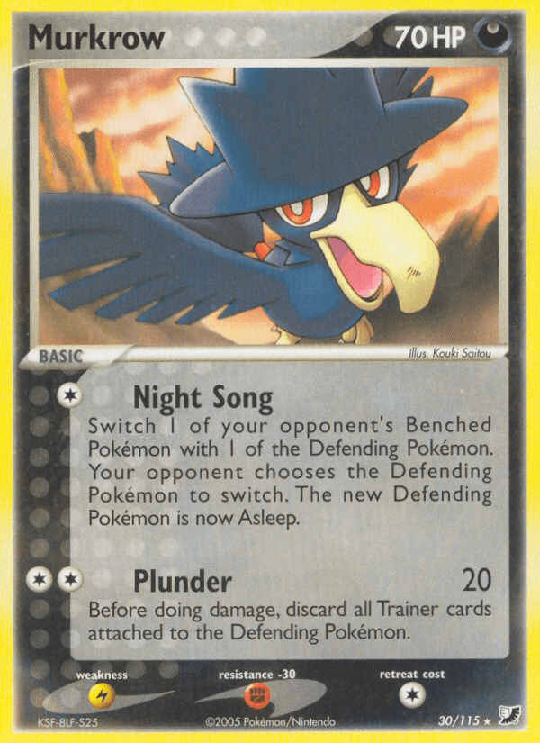 Murkrow Pokémon card