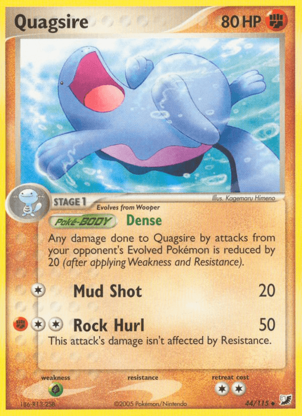 Quagsire Pokémon card