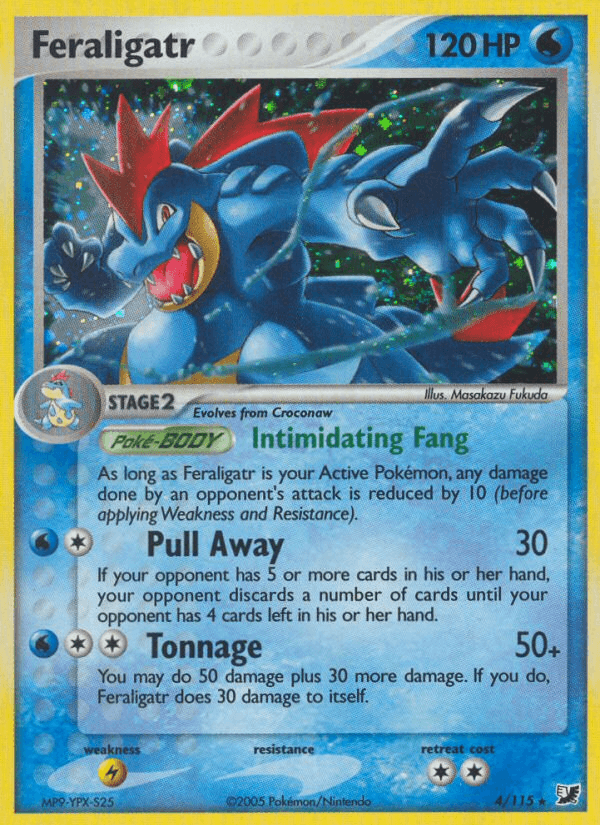 Feraligatr Pokémon card