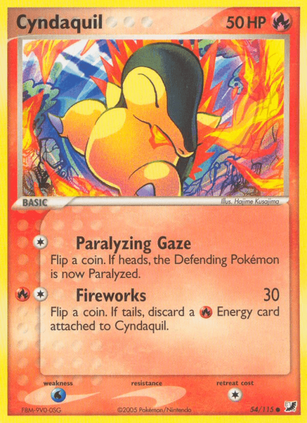 Cyndaquil Pokémon card
