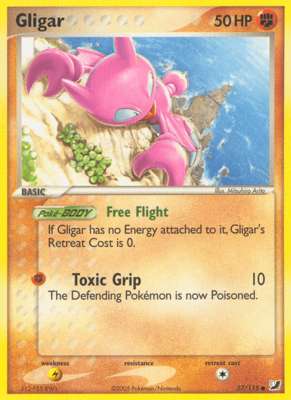 Gligar Pokémon card