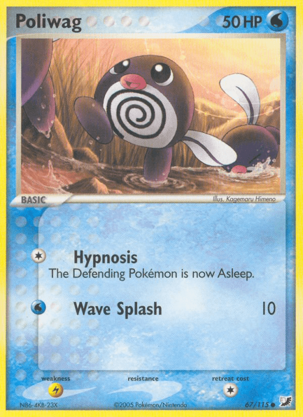 Poliwag Pokémon card